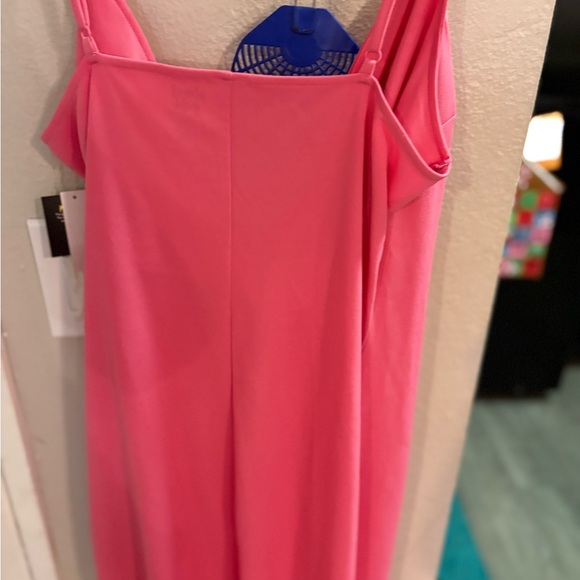 Planet Gold One Shoulder Pink Dress - Picture 5 of 5